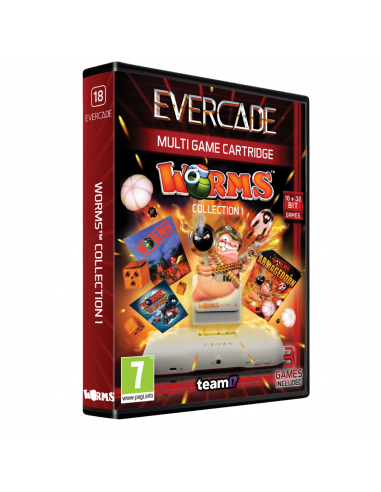 5849-Retro - Cartucho Evercade Worms Collection 1-5060690792383