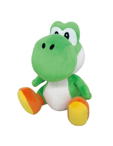 5870-Peluches - Peluche Super Mario Yoshi Verde 20 cm-3760259930172
