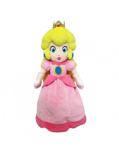 5869-Peluches - Peluche Super Mario Princesa Peach 27cm-3760259930189