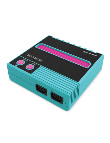 -6039-Retro - Consola Retron 1 AV Azul + 1 Mando (NES)-0810007712246