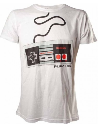 6146-Apparel - Camiseta Blanca NES Controller T-XL-8718526020700
