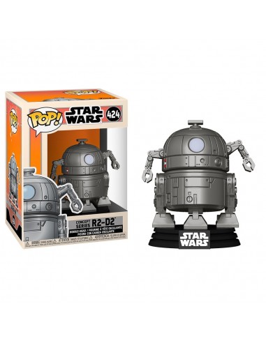 6192-Figuras - Figura POP! Star Wars R2-D2 (Concept Series)-0889698501118
