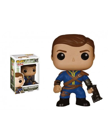 6510-Figuras - Figura POP! Fallout Lone Wanderer Male-0849803058487
