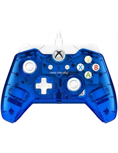4775-Xbox One - Mando con Cable Rock Candy Licencia Oficial Xone Azul-0708056056742