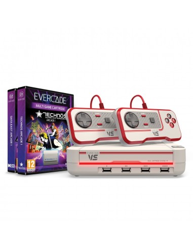 6775-Retro - Consola Evercade VS Premium Pack +2 Vol White-5060690792635
