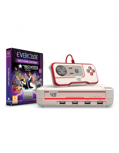 6768-Retro - Consola Evercade VS Starter Pack +1 Vol White -5060690792611