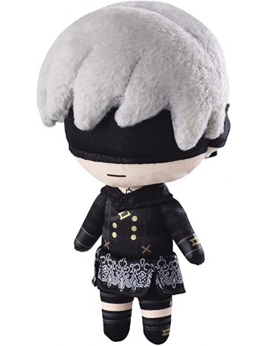 6824-Peluches - Peluche Nier Automata No. 9 Type S YoRHa 7 cm-4988601336642
