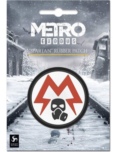 6822-Merchandising - Parche de Goma Metro Exodus Spartan Logo-4260570028200