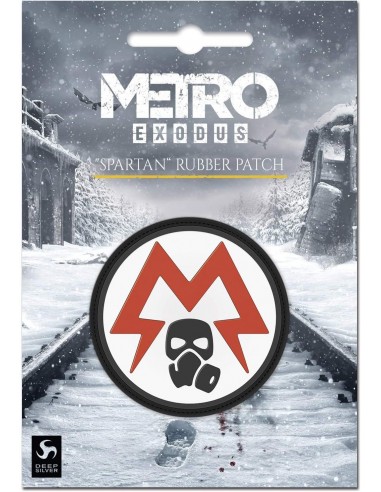 6822-Merchandising - Parche de Goma Metro Exodus Spartan Logo-4260570028200