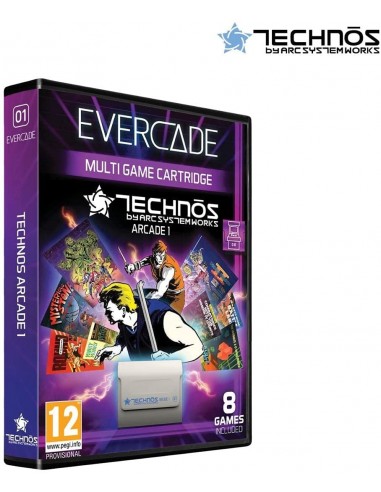 6983-Retro - Cartucho Blaze Evercade  Technos Arcade Cartridge 1-5060690792697