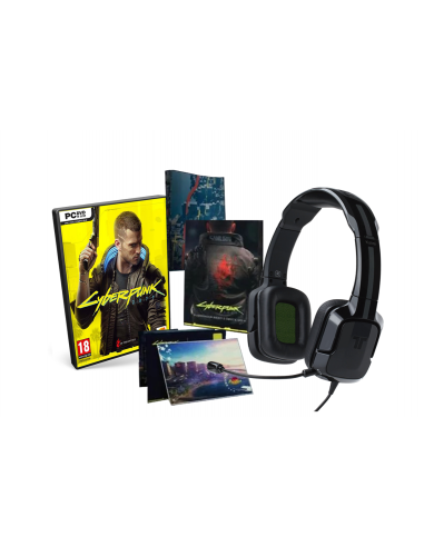 7114-PC - Cyberpunk 2077 D1 (Code in Box)  + Auriculares Tritton Kunai-0020774198163