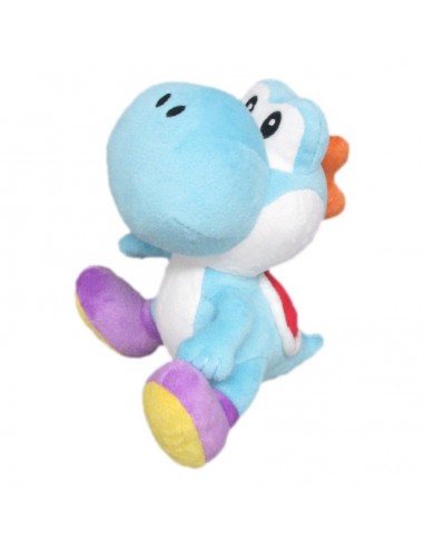 7176-Peluches - Peluche Super Mario Yoshi Blue 20 cm-3760259930455