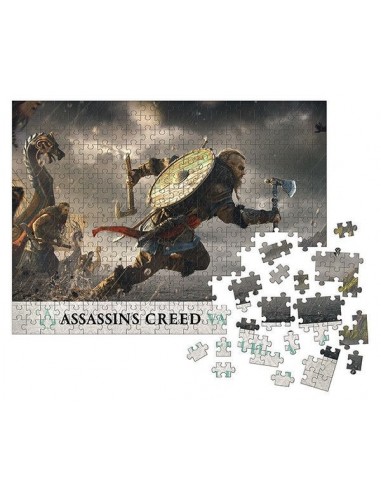 7228-Merchandising - Asalto al Fuerte Puzzle 1000 Piezas Assassins Creed Valhalla-0761568007312