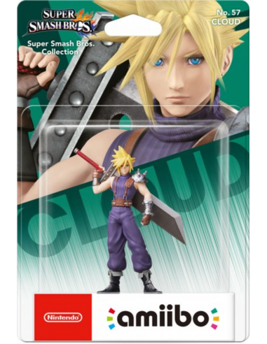 7375-Amiibos - Figura Amiibo Cloud  (Serie SSB)-0045496380434