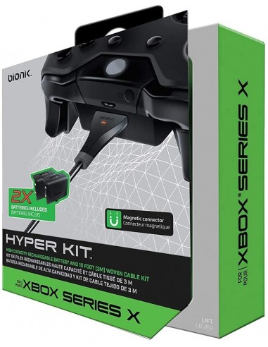 7956-Xbox Series X - Hyper Kit X (2x 1200 mAh bats + Cable 3m)-0845620090792