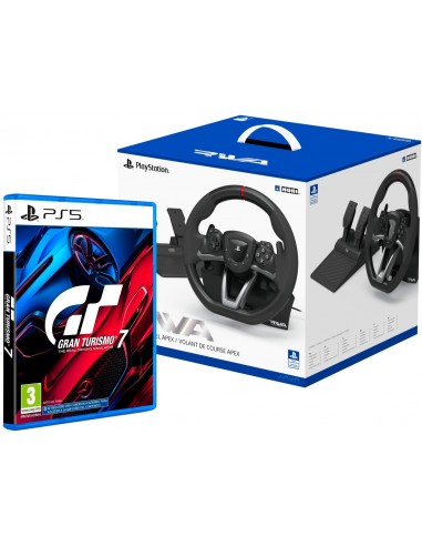 PS5 - Volante Racing Wheel Apex PS5 + Gran Turismo 7
