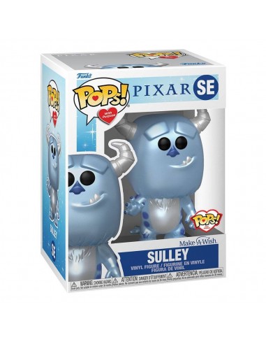 8447-Figuras - Figura POP! Disney Sulley (Make a Wish - Metallic)-0889698636704