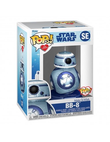 8444-Figuras - Figura POP! Star Wars BB-8 (Make a Wish - Metallic)-0889698636728