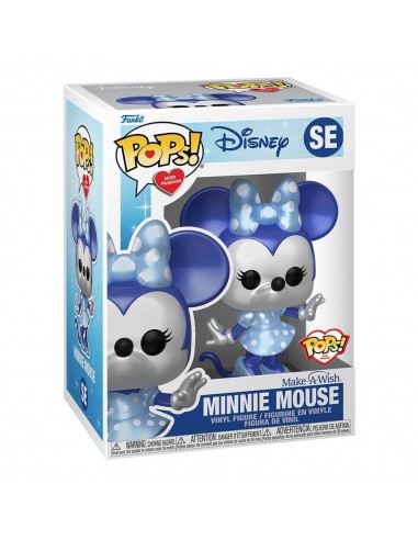 8438-Figuras - Figura POP! Disney Minnie Mouse (Make a Wish - Metallic)-0889698636681