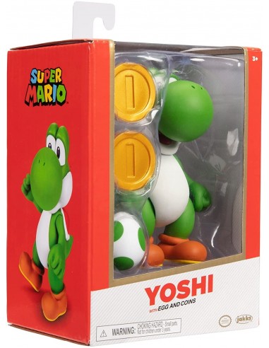 8534-Figuras - Figura Nintendo Gold Colletion Yoshi & Green Egg 10cm-0192995410626
