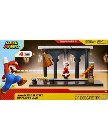 8532-Merchandising - Playset Super Mario Castillo de Lava-0192995400177