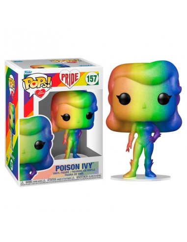 8473-Figuras - Figura POP! DC Poison Ivy (Rainbow  - Pride 2022)-0889698658942