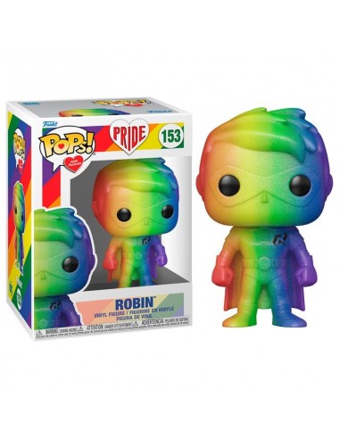 8469-Figuras - Figura POP! DC Robin (Rainbow - Pride 2022)-0889698658966
