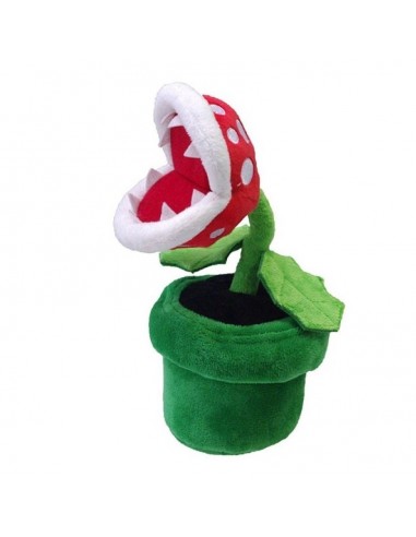 8611-Peluches - Peluche Super Mario Planta Piraña 23 Cm-3760259930028