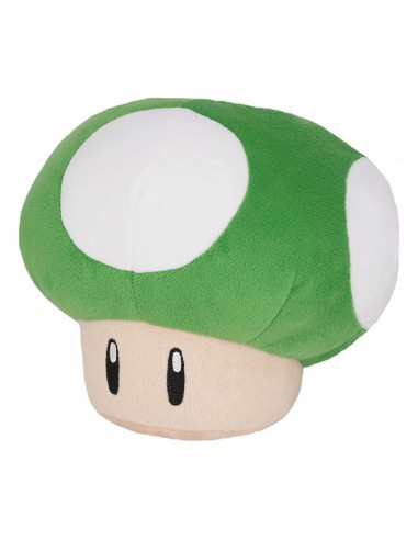 8600-Peluches - Peluche Super Mario 1 Up Mushroom 16 cm-3760259934231