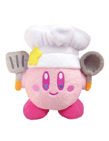 8594-Peluches - Peluche Kirby Cook 17 cm-3760259934323