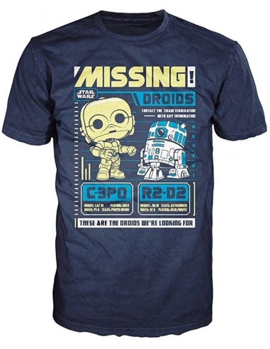 8634-Apparel - Camiseta Star Wars Pop C3PO R2D2 Poster T-M-0849803089443