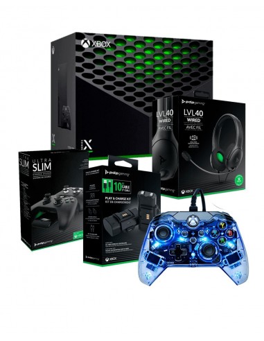 8633-Xbox Series X - Xbox Series X+Carg Dual Ultra Slim+After Pris+Lvl40+JyC Kit-