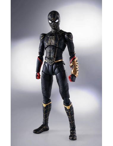 8695-Figuras - Figura Marvel Spider-Man: No Way Home Black & Gold Suit 15 c-4573102630070