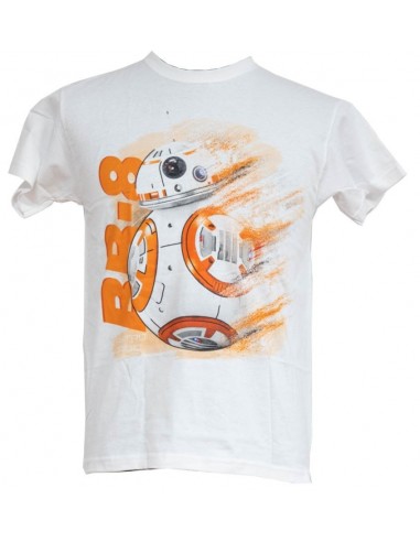 8643-Apparel - Camiseta Blanca Star Wars BB8 Talla 11-12 Años-5054258072536