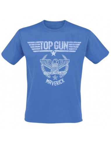 9093-Apparel - Camiseta Azul Top Gun T-S-5055139364108