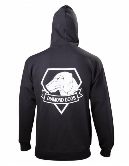 -9204-Apparel - Sudadera Negro Metal Gear Diamond Dogs T-S-8718526061383