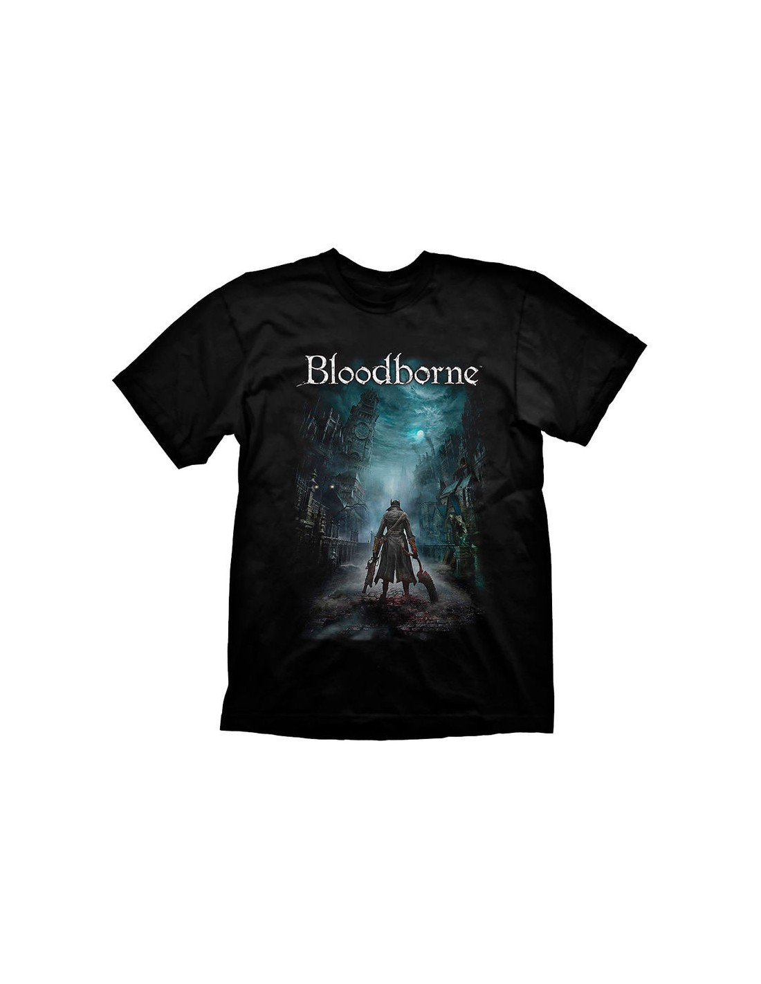 material censura atómico Apparel - Camiseta Negra Bloodborne Night Street T-S