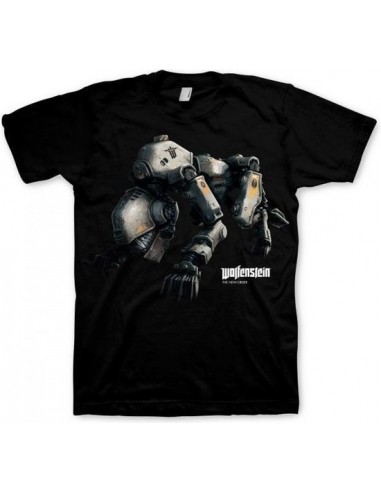 8759-Apparel - Camiseta Negra Wolfenstein Panzerhund T-M-4260354652553