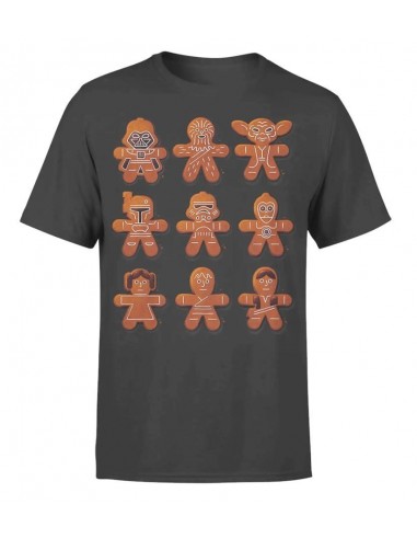 7829-Apparel - Camiseta Gris Star Wars Gingerbread T-XL-5055689119555