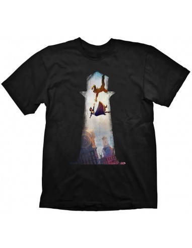 8804-Apparel - Camiseta Negra Bioshock Lighthouse T-L-4260144323632