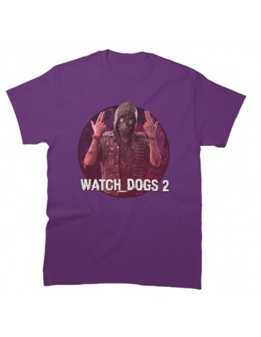 7815-Apparel - Camiseta Purpura/Decay Watch Dogs 2: Dedsec T-S-0747180363852