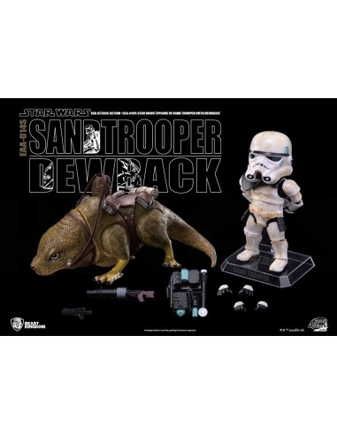 9364-Figuras - Figura Star Wars Dewback & Sandtrooper 15 cm-4712896104378