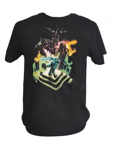 8752-Apparel - Camiseta Minecraft Enderdragon Youth Tee T-L-0700112114014