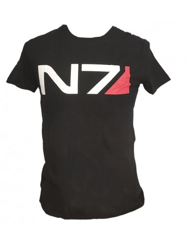 8875-Apparel - Camiseta Negra Mass Effect Adromeda N7 Classic Logo T- S-0606989401243