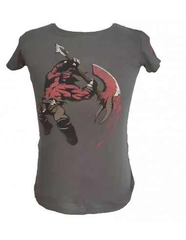 9174-Apparel - Camiseta Gris Mujer Dota 2 Axe Charcoa T- L-0700112110559