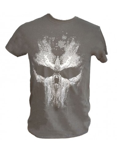 9018-Apparel - Camiseta Gris Marvel Civil War Punisher T-L-5054258093432