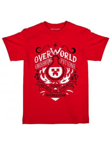 8981-Apparel - Camiseta Roja Minecraft Enchanting Potions T 9/11-5055910315053