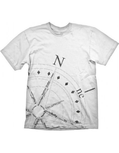 9453-Apparel - Camiseta Blanca Uncharted 4 A thief End XL-4260144329894