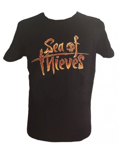 9012-Apparel - Camiseta Negra Sea of Thieves Logo T-L-8718526074581