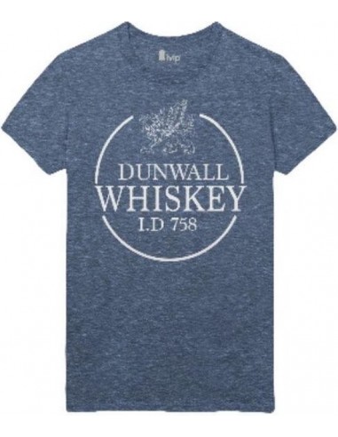 9492-Apparel - Camiseta Azul Dishonored 2 Dunwall Whiskey Talla M-0640522660353